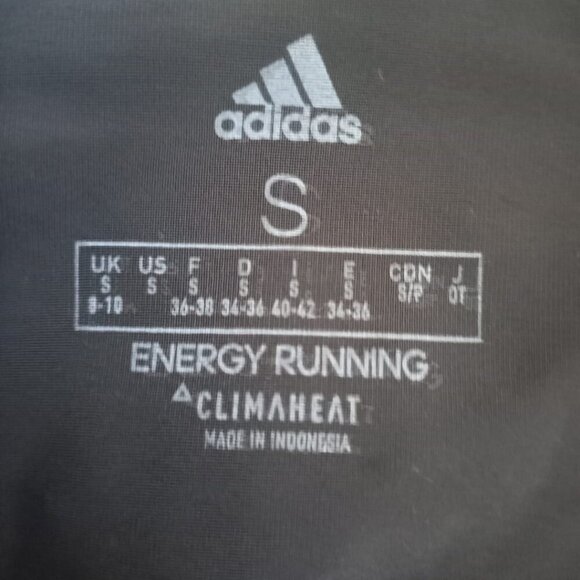 Adidas Black Energy Running ClimAHeat Leggings – Women’s Size S - Picture 8 of 10